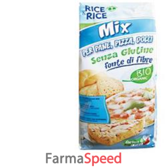 rice&rice mix per pane/pizza/dolci 500 g senza lievito