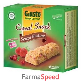 giusto cereal snack frutti rossi 150 g