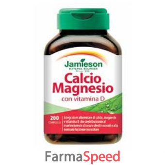 jamieson calcio magnesio vitamina d 200 compresse