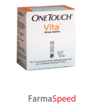 strisce misurazione glicemia one touch vita 25 pezzi