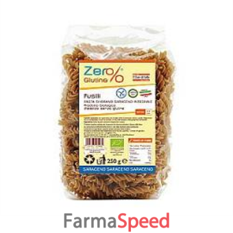 zero% glutine fusilli grano saraceno integrale senza glutine250 g