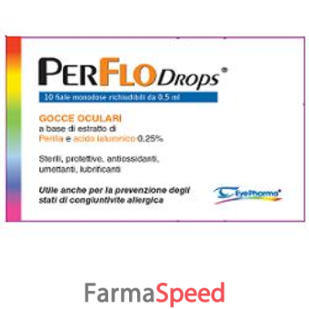 perflo drops gocce oculari 10 fiale monodose