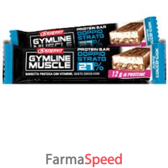 enervit gymline muscle protein bar 27% doppio strato cocco-ciok 1 pezzo