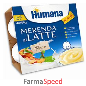 humana merenda pesca 4 x 100 g