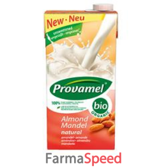 provamel latte di mandorle natural senza zuccheri aggiunti 1 lt