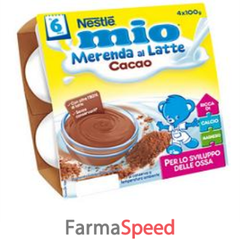 mio merenda cacao 4 x 100 g