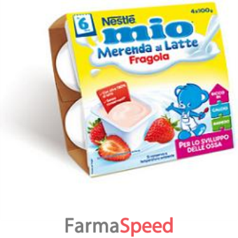 mio merenda fragola 4 x 100 g