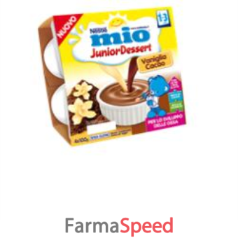 mio junior dessert vaniglia/cacao 4 x 100 g