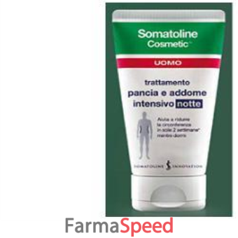 somatoline cosmetic uomo trattamento pancia addome intensivo notte 10 150 ml