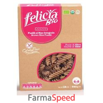 felicia bio riso integrale fusilli 340 g