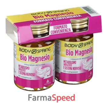 body spring bipack os bio magnesio 60 + 60 compresse