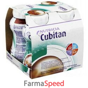 cubitan cioccolato 4 x 200 ml