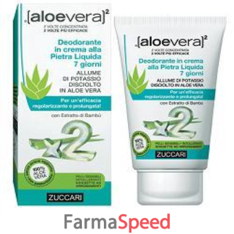 aloevera2 deodorante in crema alla pietra liquida 7 giorni