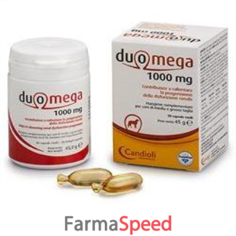 duomega cani grandi 30 capsule molli 1000 mg