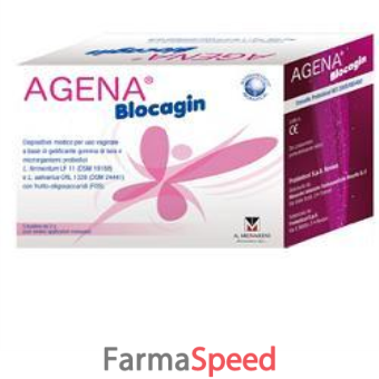 agena blocagin 5 flaconi + 5 buste + 5 applicatori monouso sterili