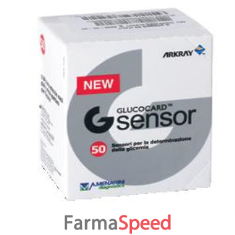strisce misurazione glicemia glucocard g sensor 50 pezzi