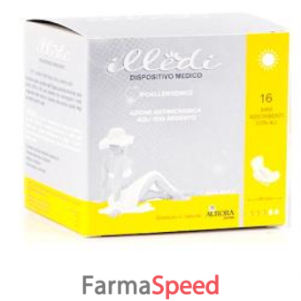 illedi mini assorbente con ali 16 pezzi