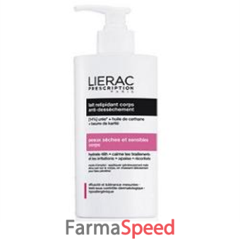 lierac prescription latte relipidant corps anti dessechement