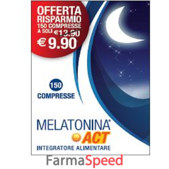 melatonina act 1 mg 150 compresse