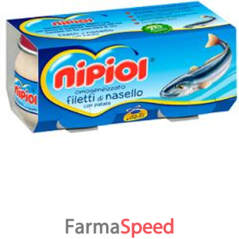 nipiol omogeneizzato nasello 2 pezzi 80 g