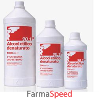 alcool etilico denaturato 90,1% 250 ml