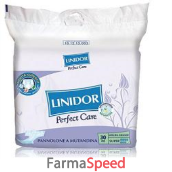 pannolone per incontinenza a mutandina linidor perfect care super piccolo 30 pezzi