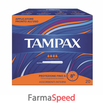 tampax blue box super 20 pezzi