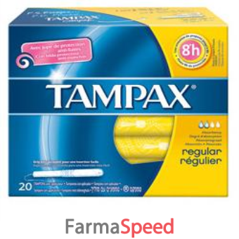 tampax blue box regular 20 pezzi