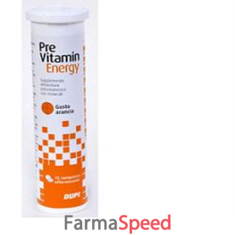 previtamin energy arancia 15 compresse effervescenti da 4 g scatola 60 g