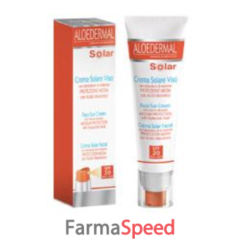 aloedermal crema solare viso spf20*