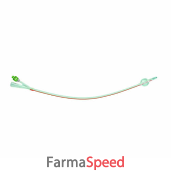 catetere foley in silicone trasparente a 2 vie con palloncino 5-10ml diametro ch12 4,00mm lunghezza 40cm
