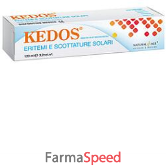 kedos eritemi scottature solari 100 ml