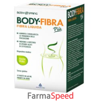 body spring body fibra piu' pera 12 bustine