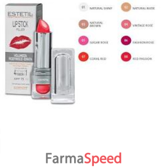 estetil lip stick filler rossetto trattamento sugar rose 05 4