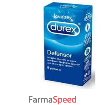 profilattico durex defensor 9 pezzi