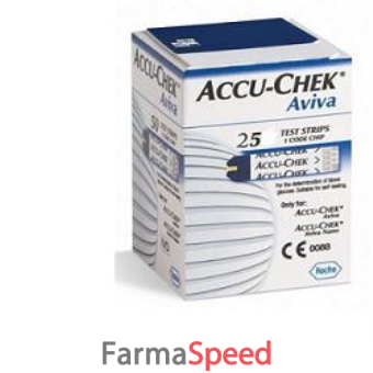 strisce misurazione glicemia accu-chek aviva brk retail 25 pezzi