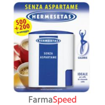 hermesetas senza aspartame 500 + 200 compresse