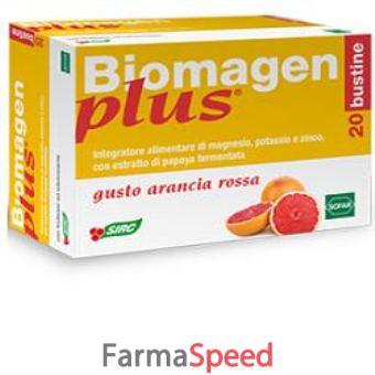 biomagen plus arancia rossa 20 buste astuccio 100 g
