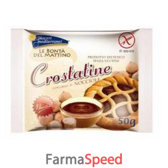 piaceri mediterranei crostatina con crema di nocciola 50 g