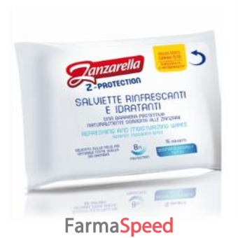 zanzarella z-protection salviette 15 pezzi