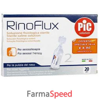 rinoflux soluzione fisiologica 20 fiale 2 ml