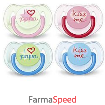 avent succhietto love 6-18m 2 pezzi