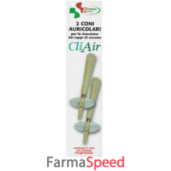 cliair coni auricolari 2 pezzi
