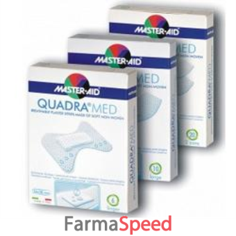 cerotto master-aid quadra dermoattivo medio 20 pezzi