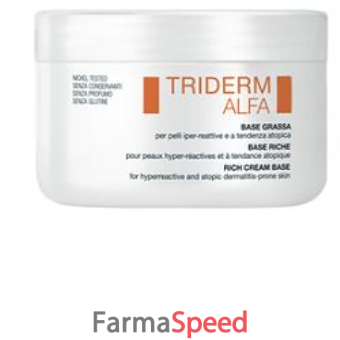 triderm alfa base grassa 450 ml
