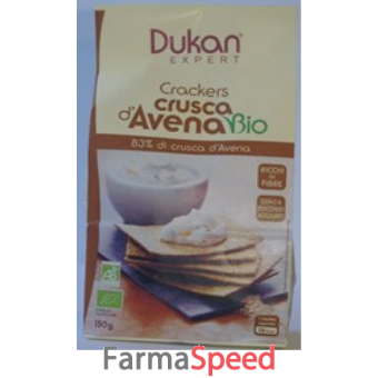 dukan expert crackers crusca avena 150 g