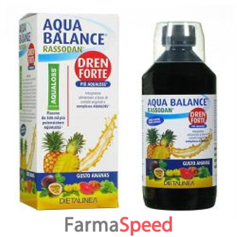 aqua balance rassodan dren forte gusto ananas 500 ml