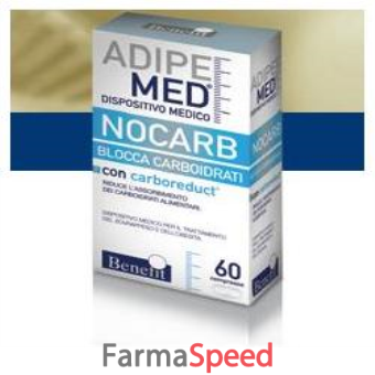 adipe med nocarb blocca carboidrati con carboreduct 60 compresse