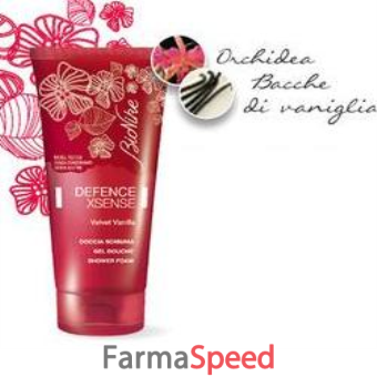 defence xsense doccia schiuma 3 velvet vanilla 200 ml