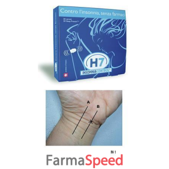 h7 insomnia control cerotto acupressione 20 pezzi